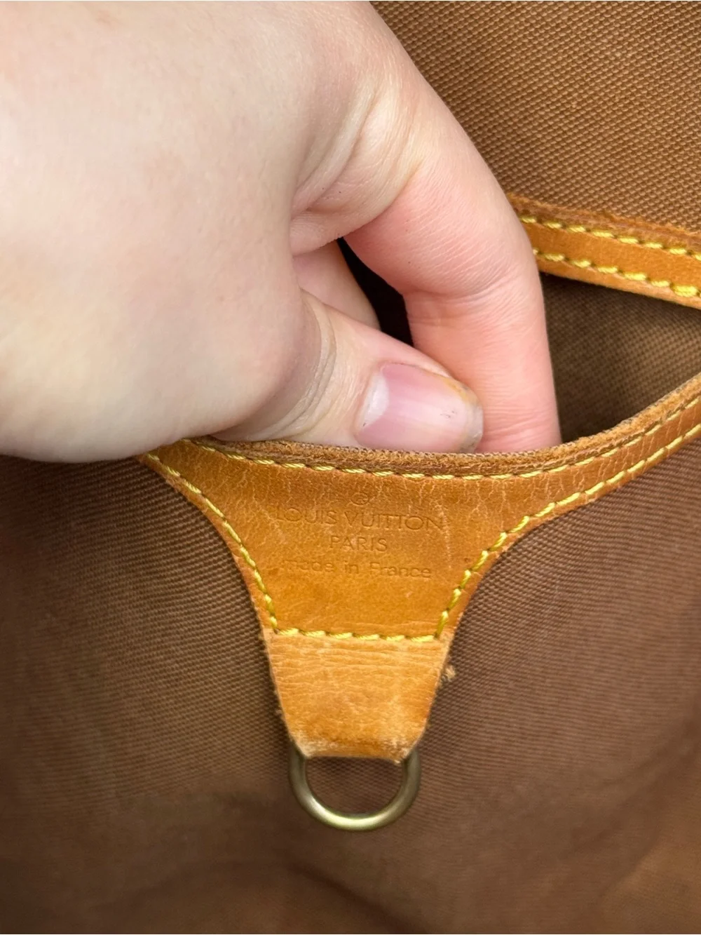 Louis Vuitton ellipse MM Brown Monogram Canvas Top Handle Bag